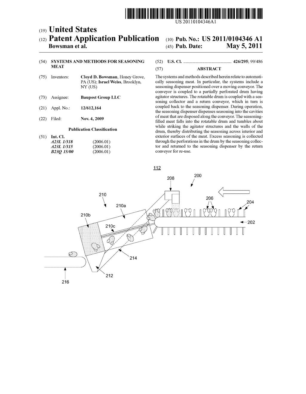 SYSTEMS AND METHODS FOR SEASONING MEAT - diagram, schematic, and image 01