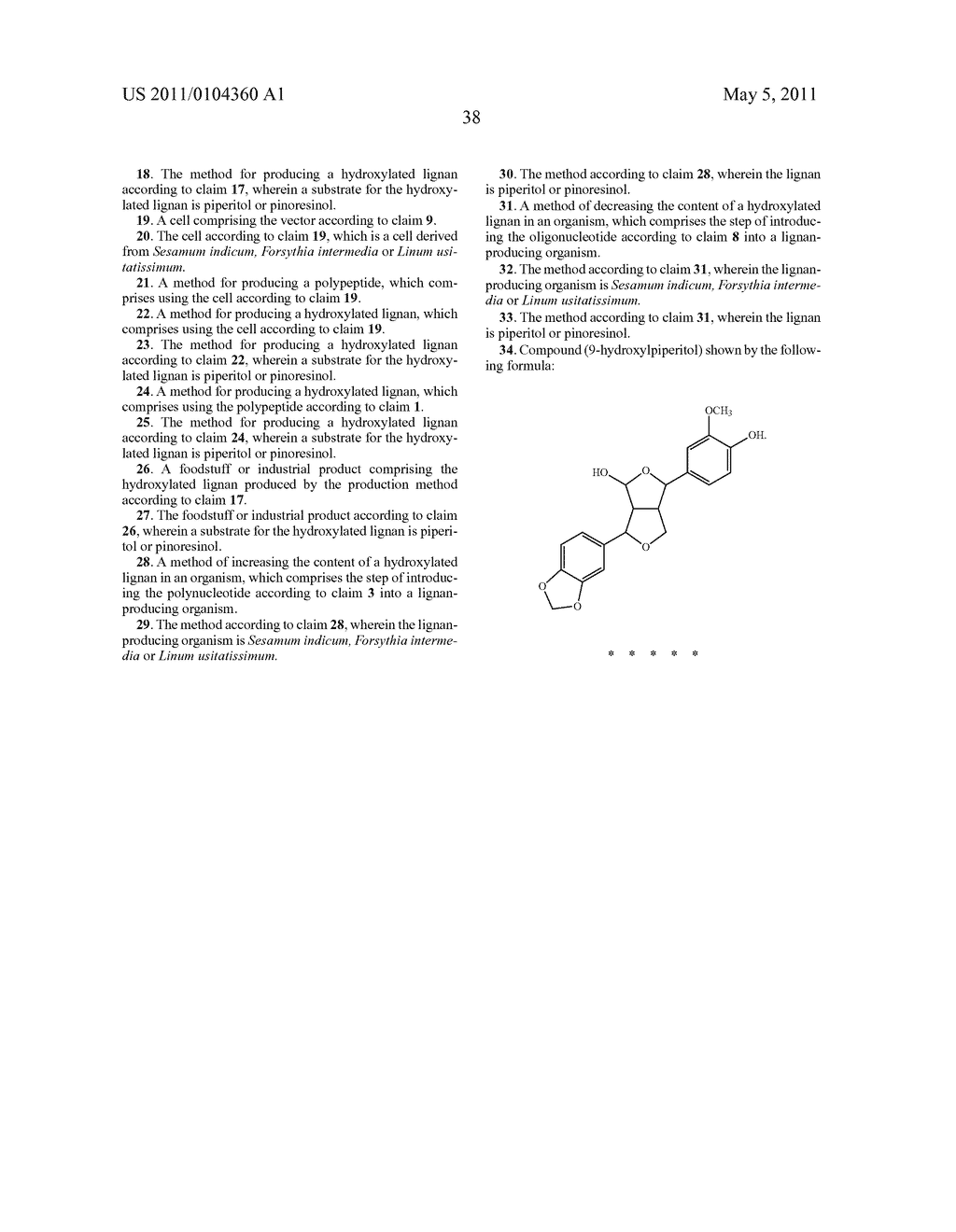 LIGNAN HYDROXYLASE - diagram, schematic, and image 44