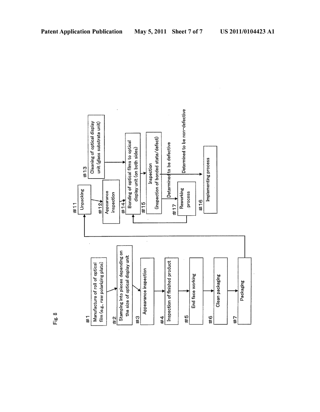 SYSTEM AND METHOD FOR MANUFACTURING OPTICAL DISPLAY DEVICE, SET OF MATERIAL ROLLS AND METHOD FOR MANUFACTURE THEREOF - diagram, schematic, and image 08