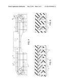 PROCESS AND PLANT FOR THE CONTINUOUS MANUFACTURING OF AT LEAST A LAYER OF LATEX FOAM WITH RECESSES diagram and image