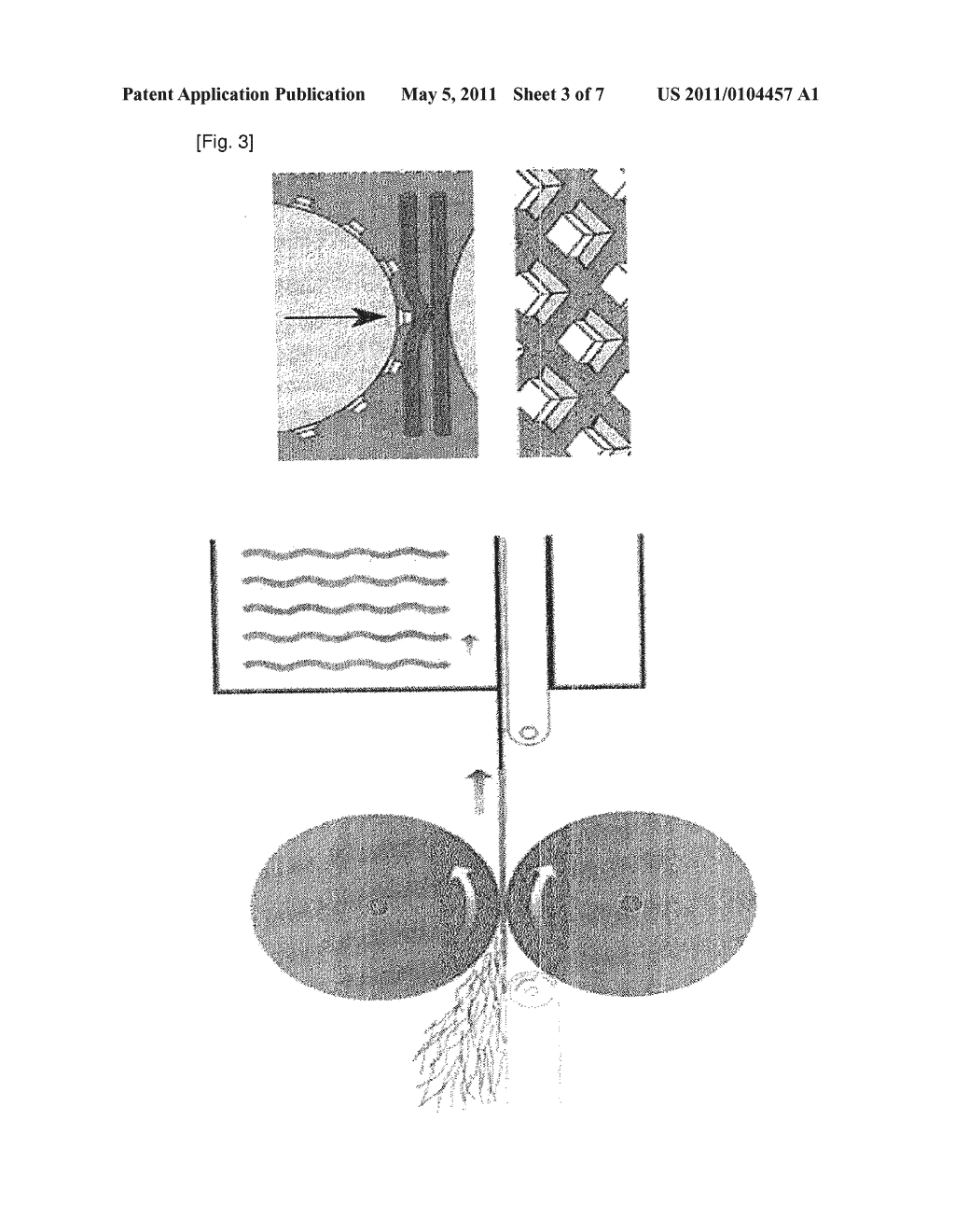 Method For Preparing Nonwoven Fusible Interlining Using Pattern Printing - diagram, schematic, and image 04