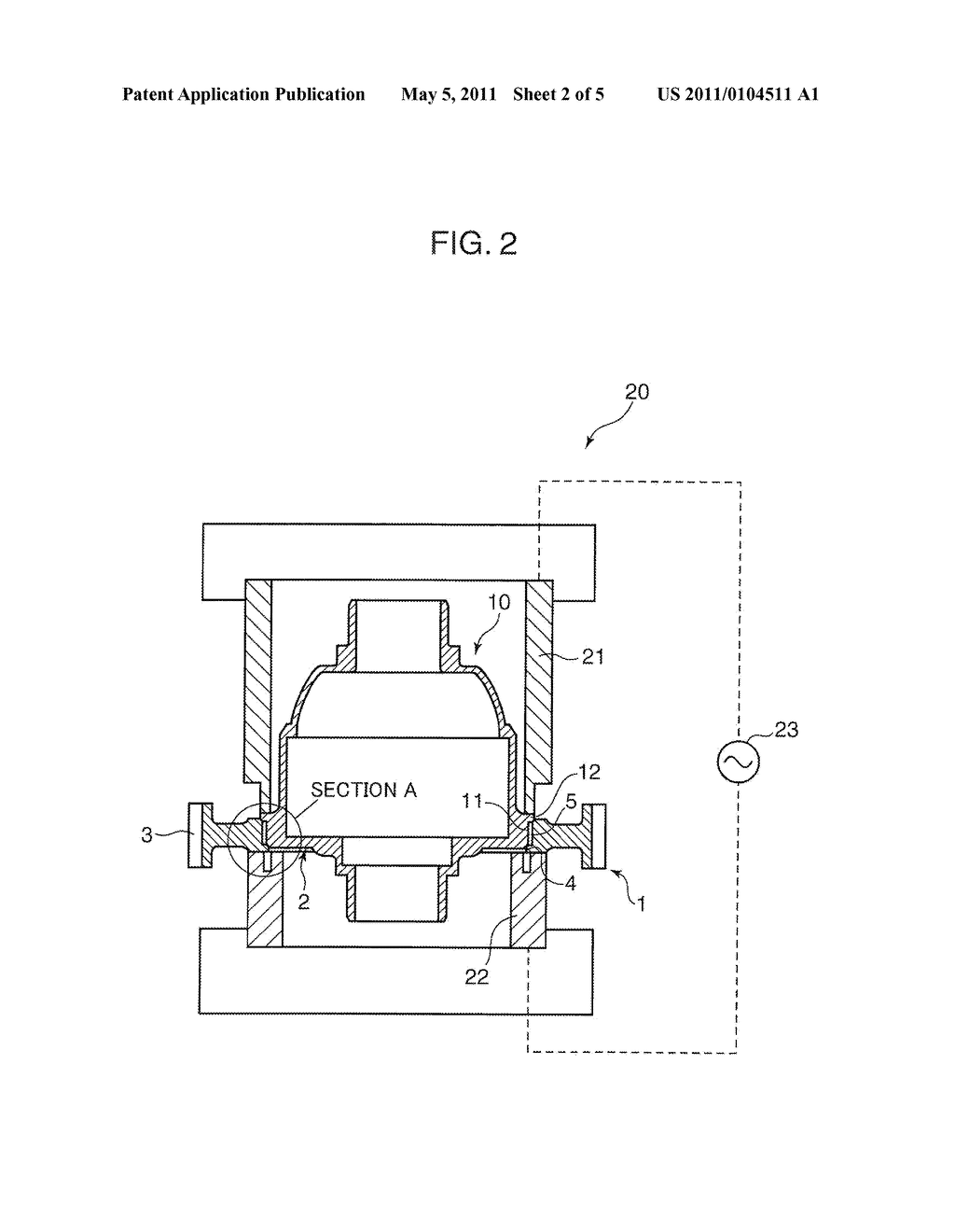 METHOD OF BONDING METALLIC MEMBERS, AND METALLIC BONDED BODY - diagram, schematic, and image 03