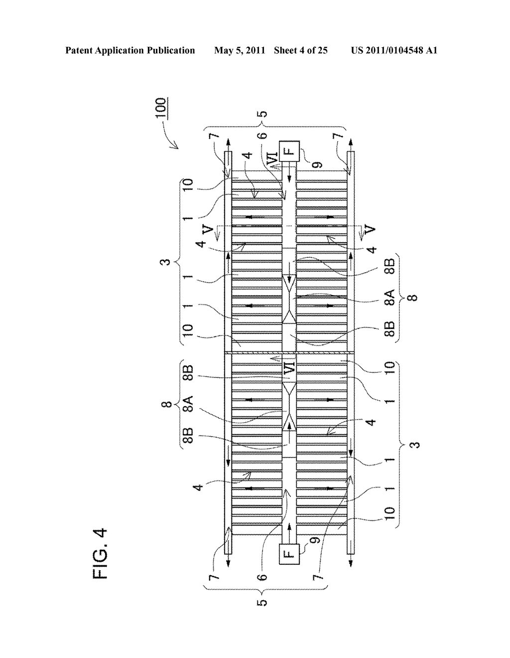 POWER SUPPLY DEVICE INCLUDING A PLURALITY OF BATTERY CELLS ARRANGED SIDE BY SIDE - diagram, schematic, and image 05