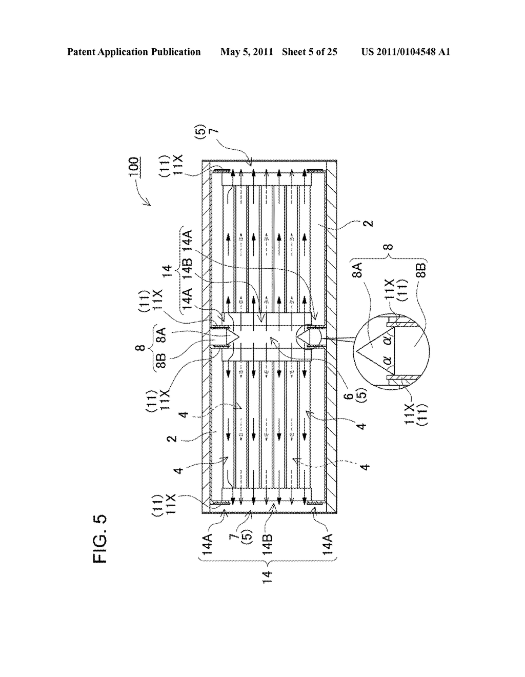 POWER SUPPLY DEVICE INCLUDING A PLURALITY OF BATTERY CELLS ARRANGED SIDE BY SIDE - diagram, schematic, and image 06