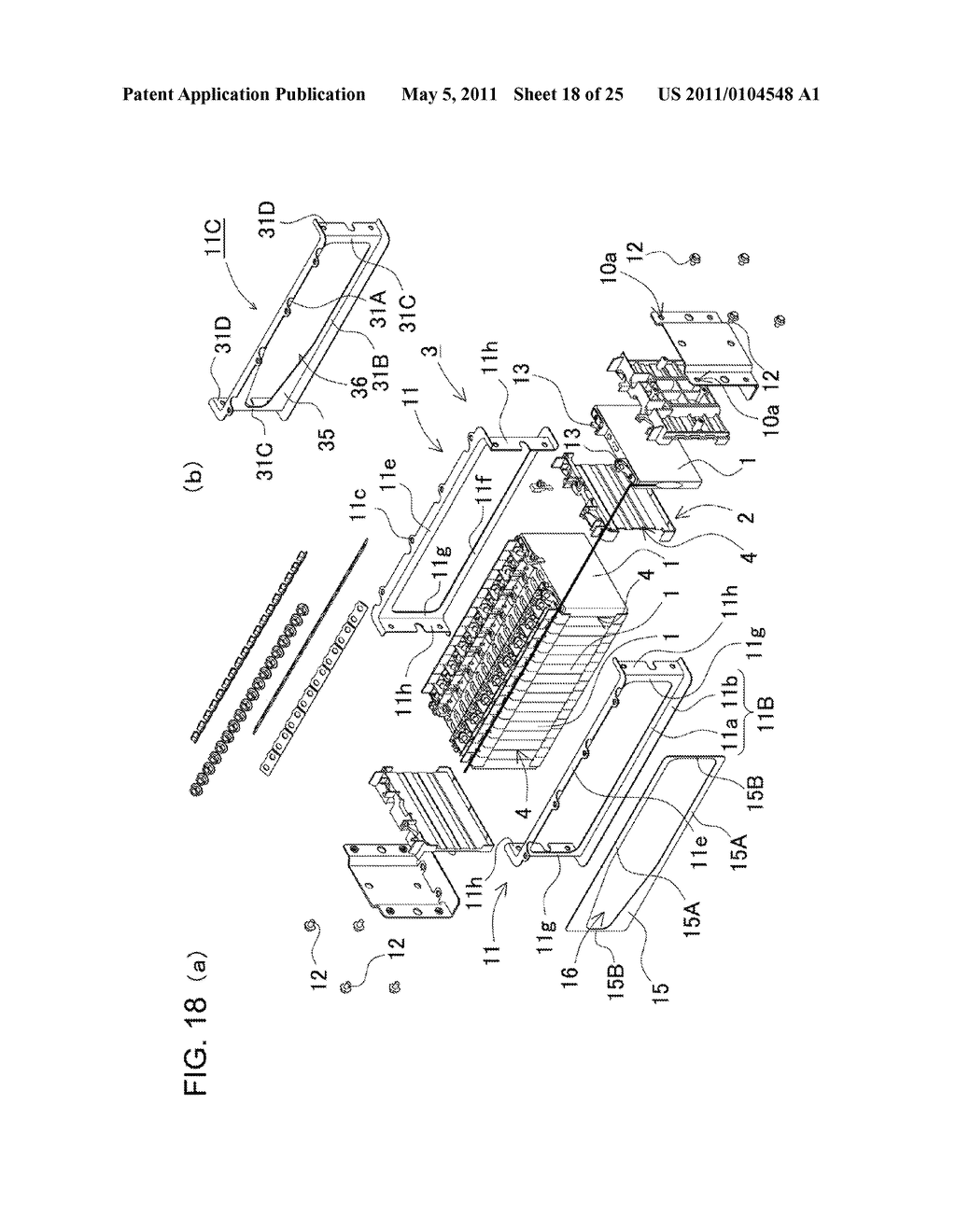 POWER SUPPLY DEVICE INCLUDING A PLURALITY OF BATTERY CELLS ARRANGED SIDE BY SIDE - diagram, schematic, and image 19
