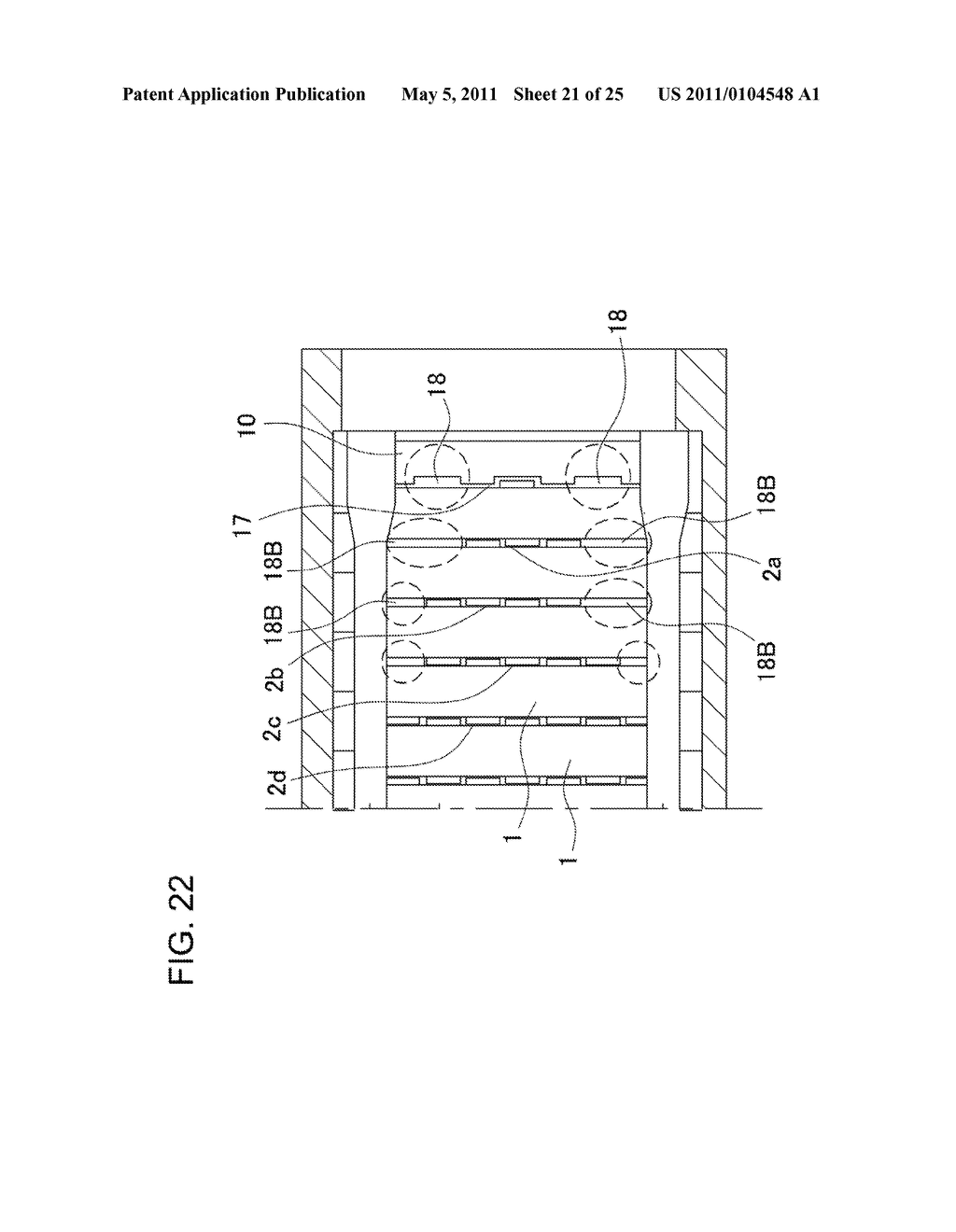 POWER SUPPLY DEVICE INCLUDING A PLURALITY OF BATTERY CELLS ARRANGED SIDE BY SIDE - diagram, schematic, and image 22