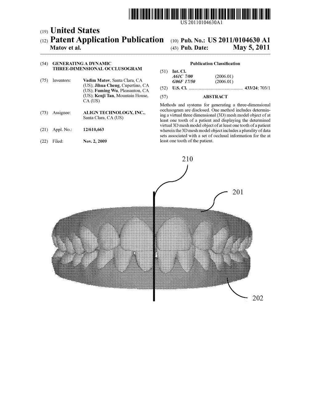 GENERATING A DYNAMIC THREE-DIMENSIONAL OCCLUSOGRAM - diagram, schematic, and image 01