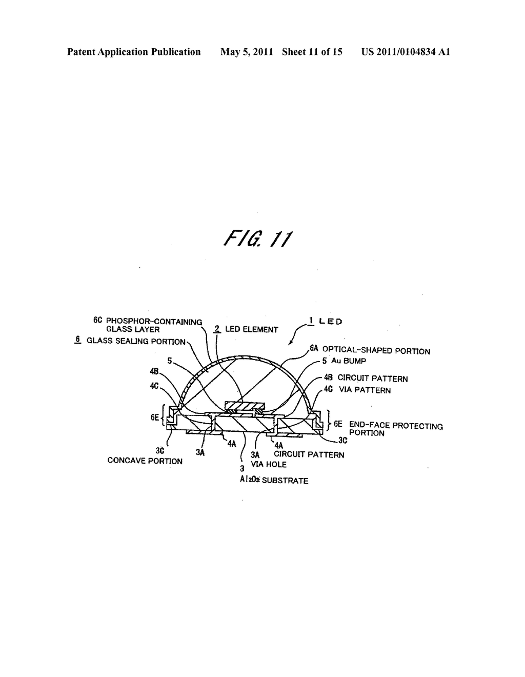 Light emitting device including a sealing portion, and method of making the same - diagram, schematic, and image 12