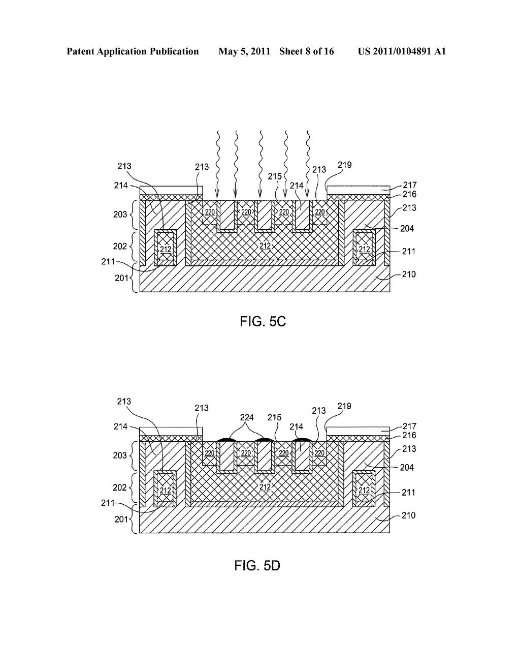 METHODS AND APPARATUS OF CREATING AIRGAP IN DIELECTRIC LAYERS FOR THE REDUCTION OF RC DELAY - diagram, schematic, and image 09