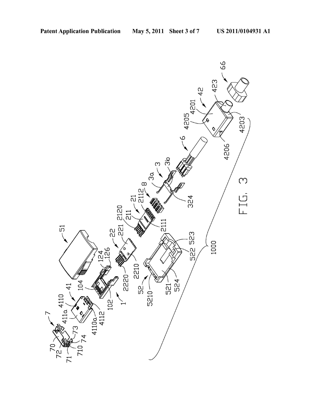 CABLE ASSEMBLY WITH LATCHING MECHANISM - diagram, schematic, and image 04