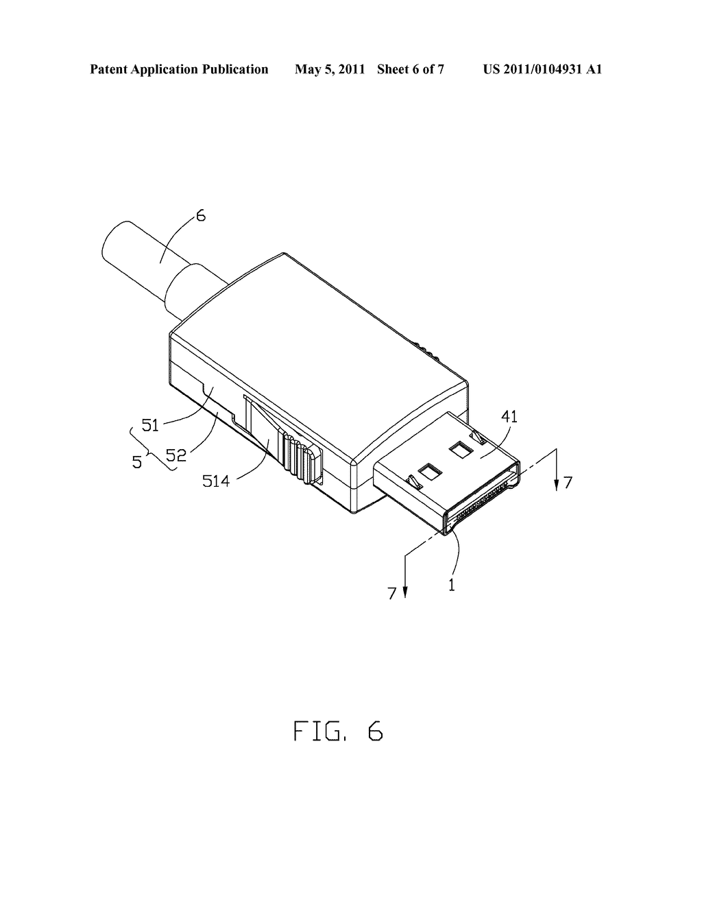 CABLE ASSEMBLY WITH LATCHING MECHANISM - diagram, schematic, and image 07