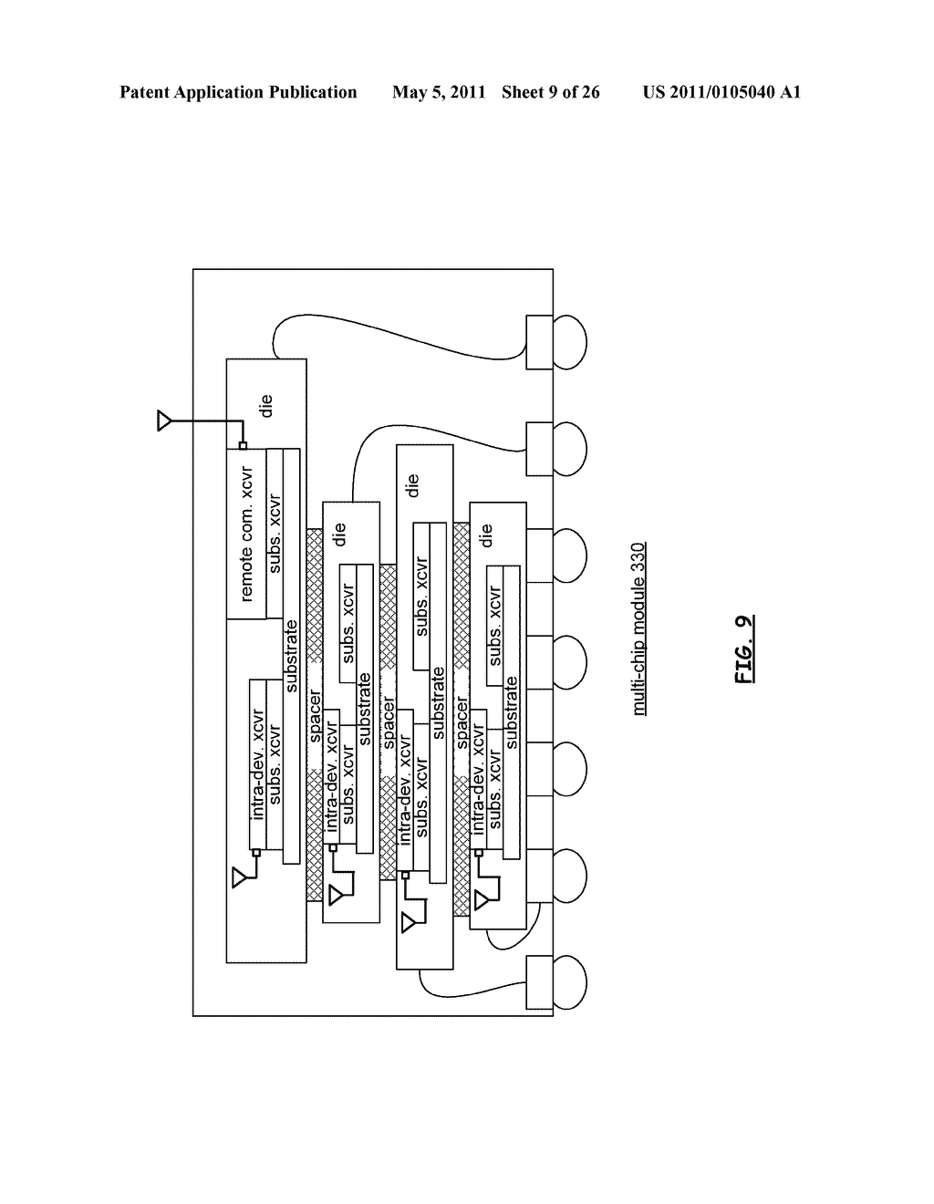 FREQUENCY DIVISION MULTIPLE ACCESS COMMUNICATIONS WITHIN A DEVICE - diagram, schematic, and image 10