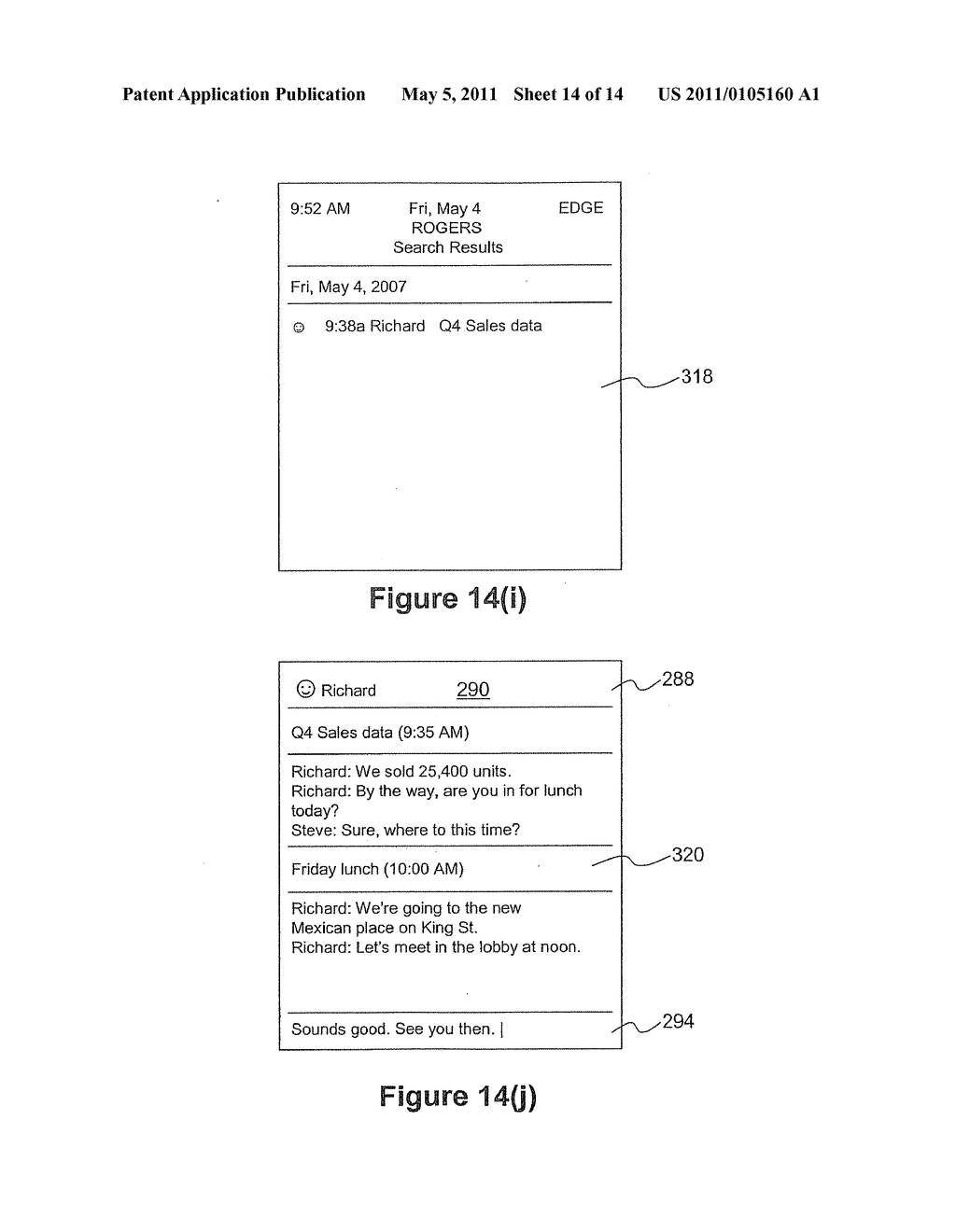 METHOD AND SYSTEM FOR USING SUBJECTS IN INSTANT MESSAGING SESSIONS ON A MOBILE DEVICE - diagram, schematic, and image 15