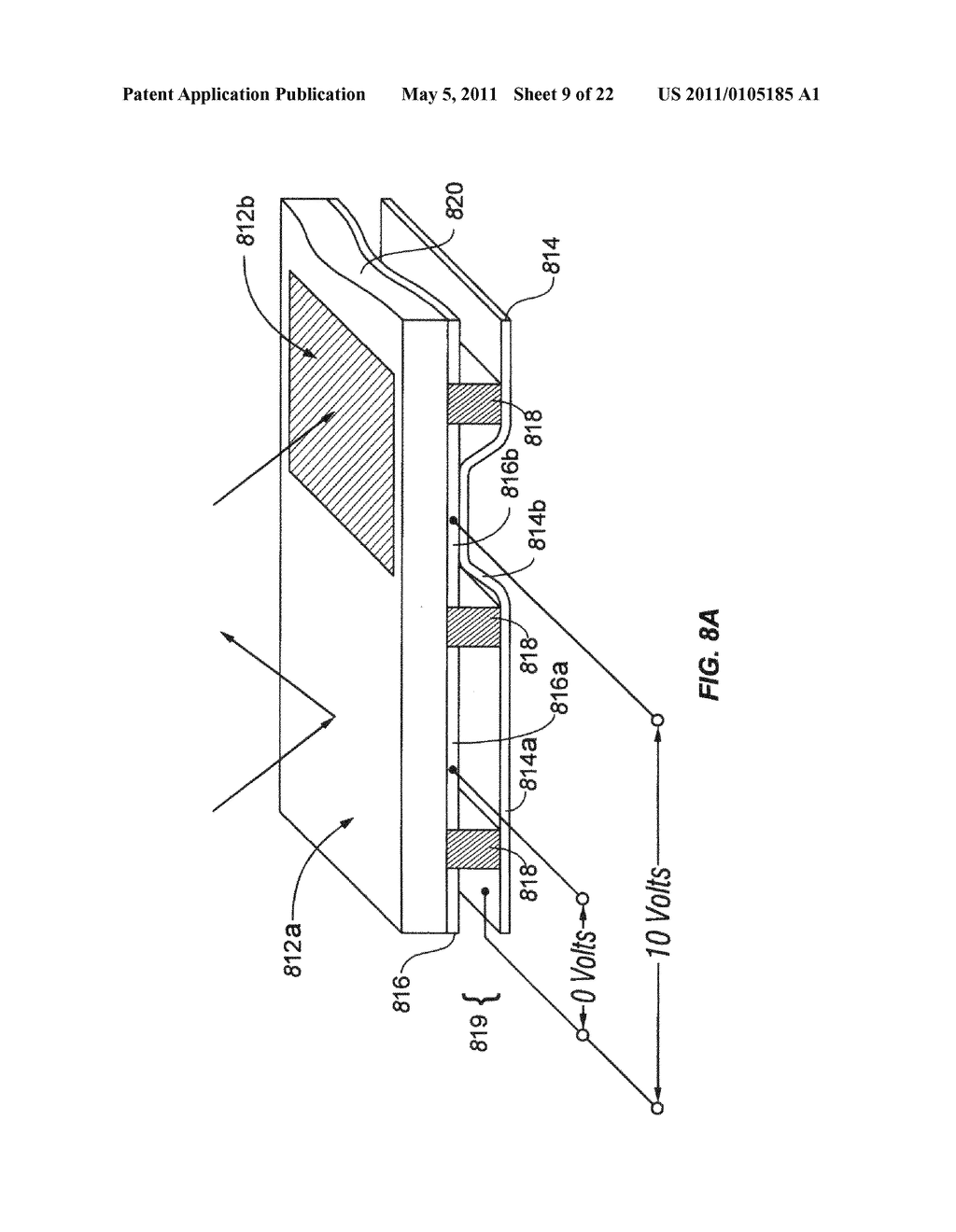 Interferometric modulation devices having triangular subpixels - diagram, schematic, and image 10