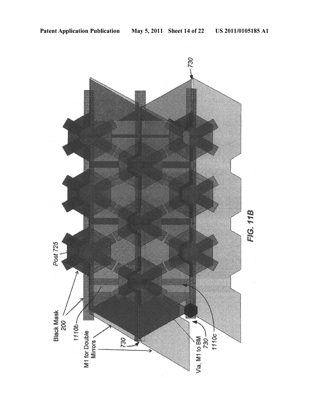 Interferometric modulation devices having triangular subpixels - diagram, schematic, and image 15