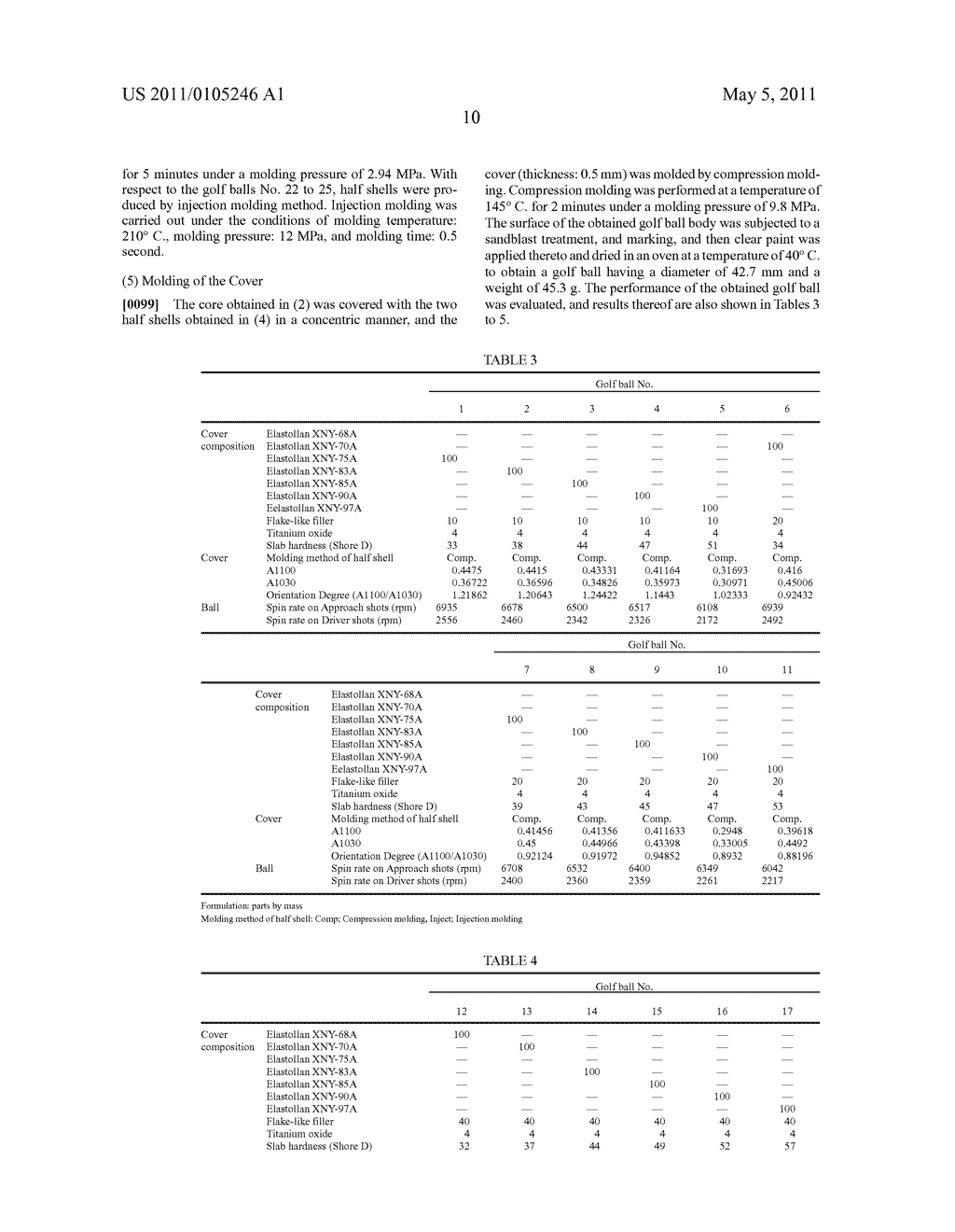 GOLF BALL AND METHOD FOR PRODUCING THE SAME - diagram, schematic, and image 15