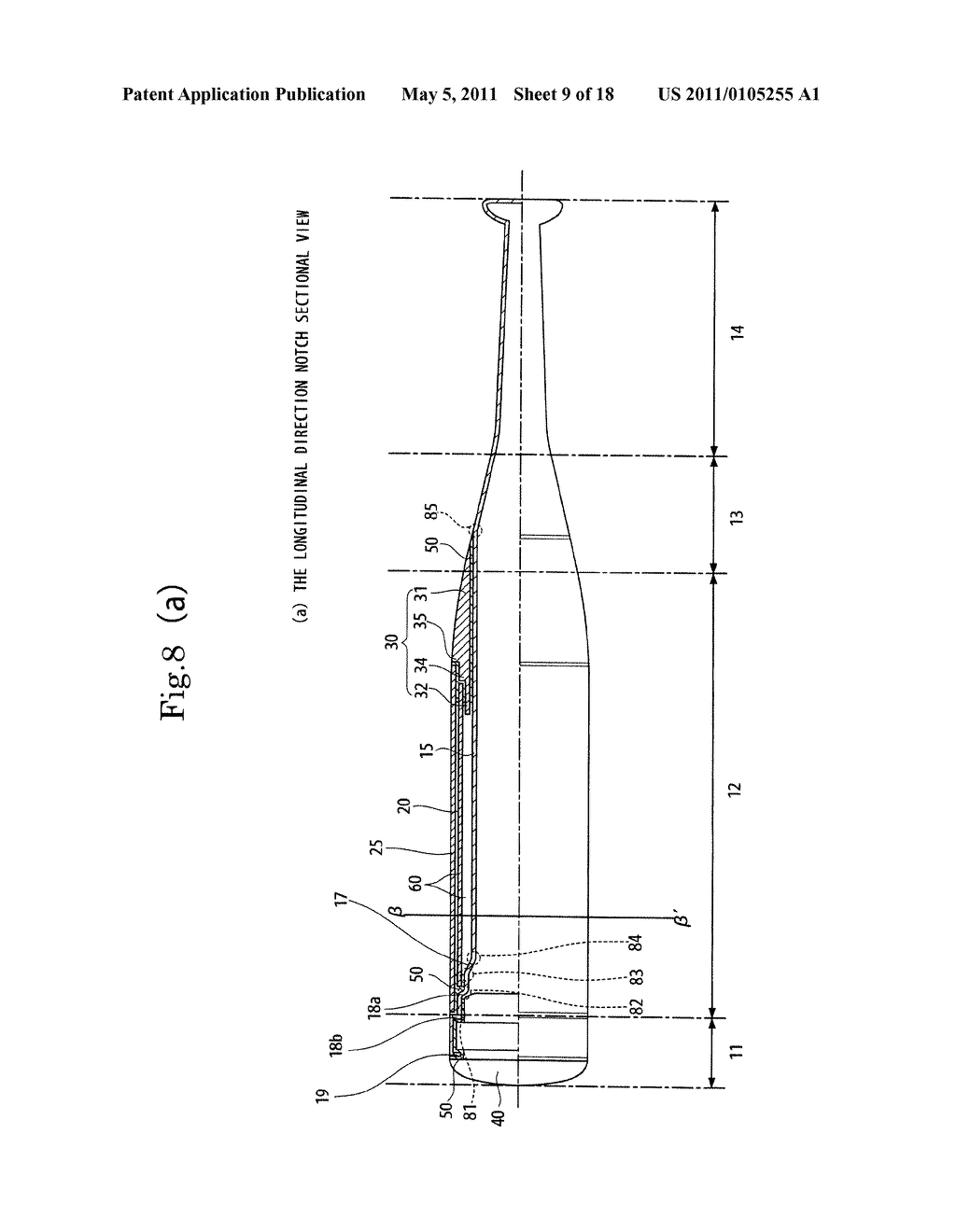 BAT FOR BASEBALL OR SOFTBALL - diagram, schematic, and image 10