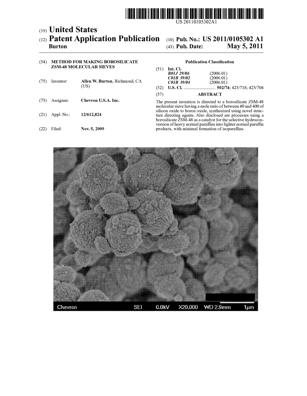 METHOD FOR MAKING BOROSILICATE ZSM-48 MOLECULAR SIEVES - diagram, schematic, and image 01