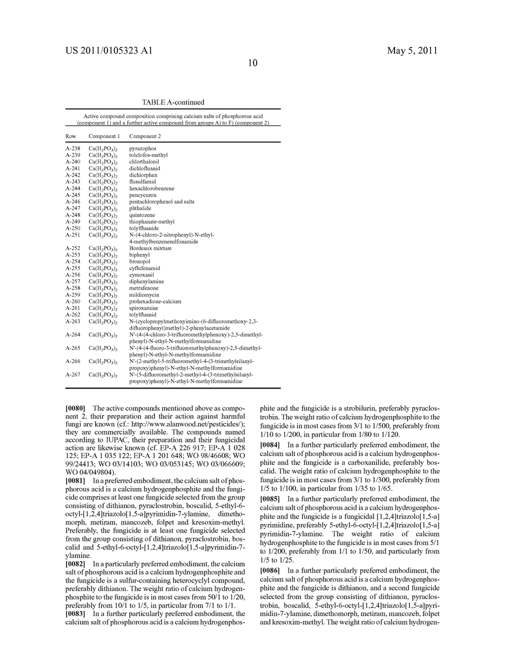 Calcium Salts of Phosphorous Acid for Increasing the Effect of Fungicides - diagram, schematic, and image 11