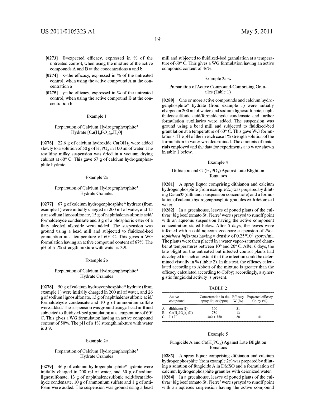 Calcium Salts of Phosphorous Acid for Increasing the Effect of Fungicides - diagram, schematic, and image 20