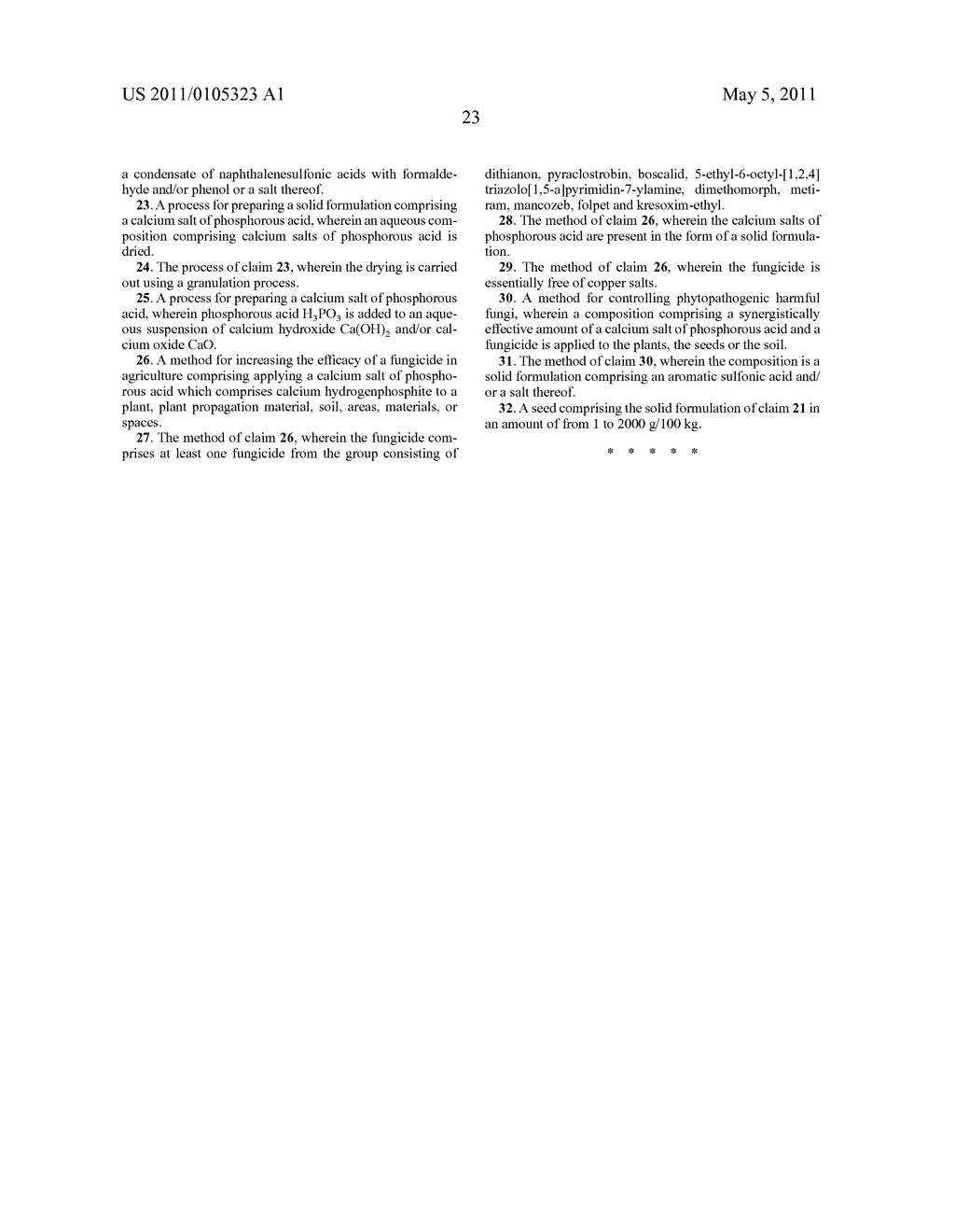 Calcium Salts of Phosphorous Acid for Increasing the Effect of Fungicides - diagram, schematic, and image 24