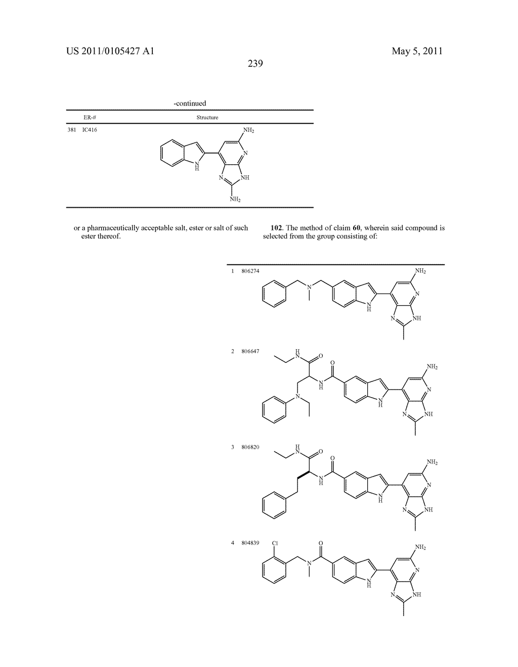 DEAZAPURINES AND USES THEREOF - diagram, schematic, and image 240