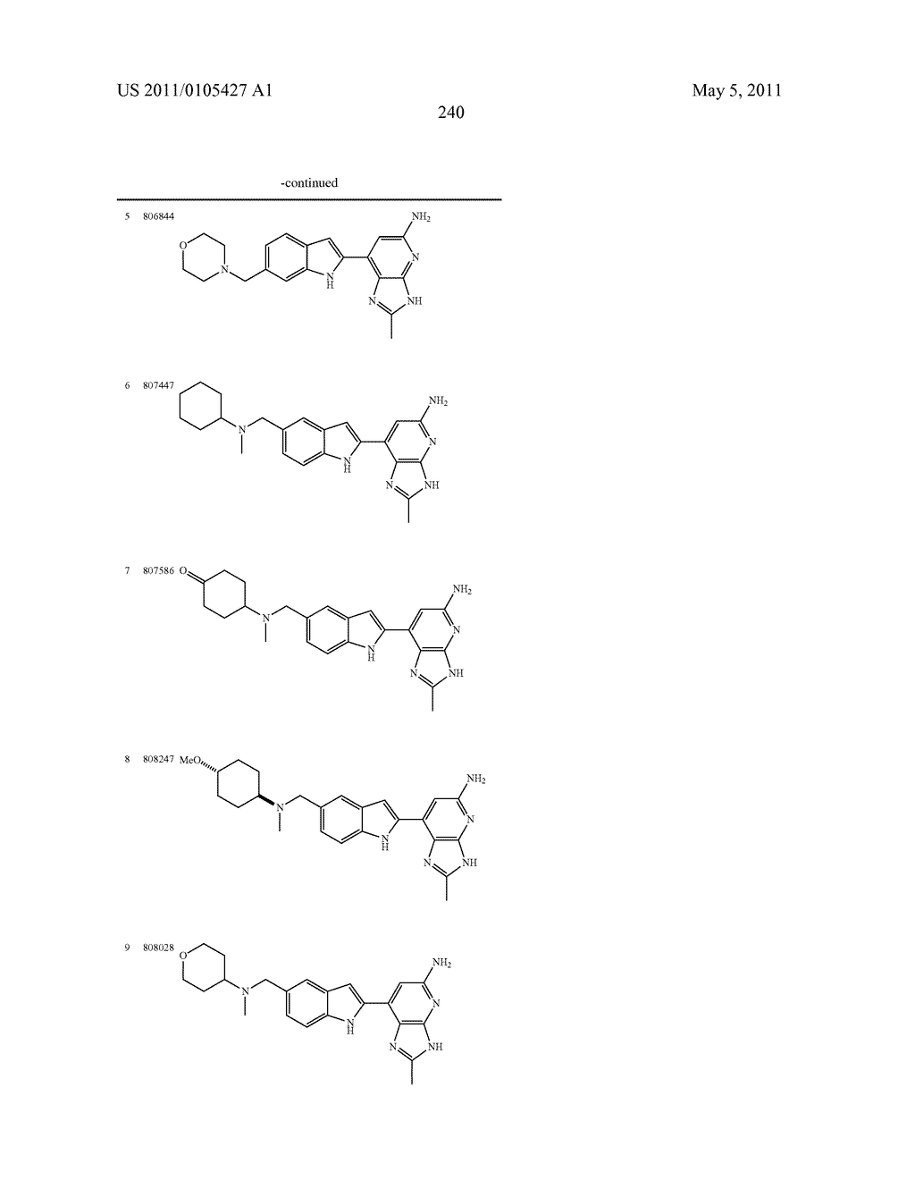 DEAZAPURINES AND USES THEREOF - diagram, schematic, and image 241