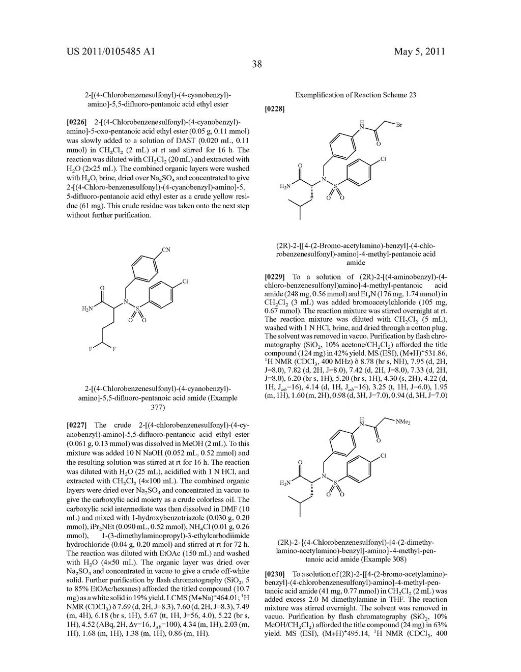 Alpha-(N-Sulfonamido)Acetamide Derivatives as Beta-Amyloid Inhibitors - diagram, schematic, and image 39