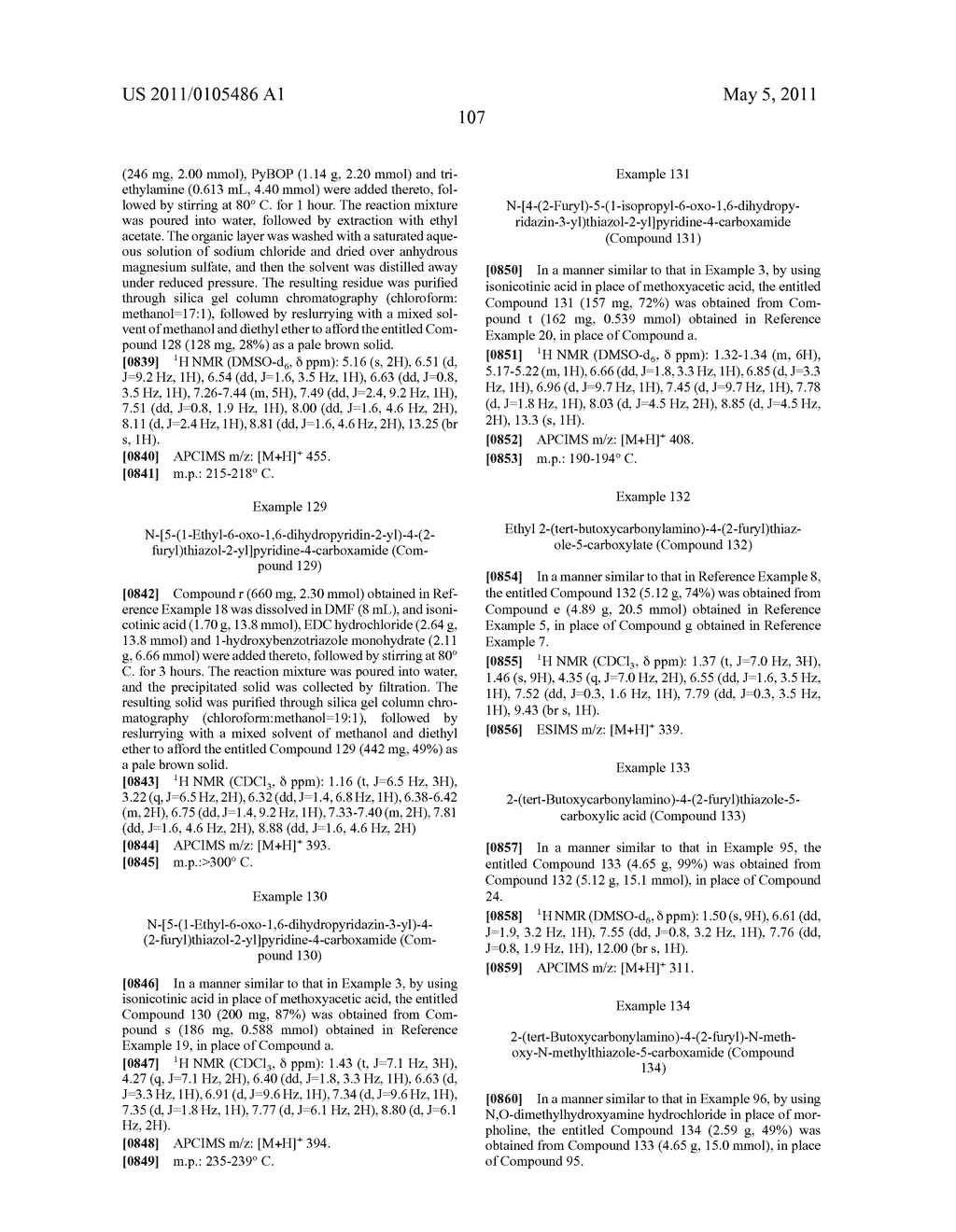 THIAZOLE DERIVATIVES - diagram, schematic, and image 108