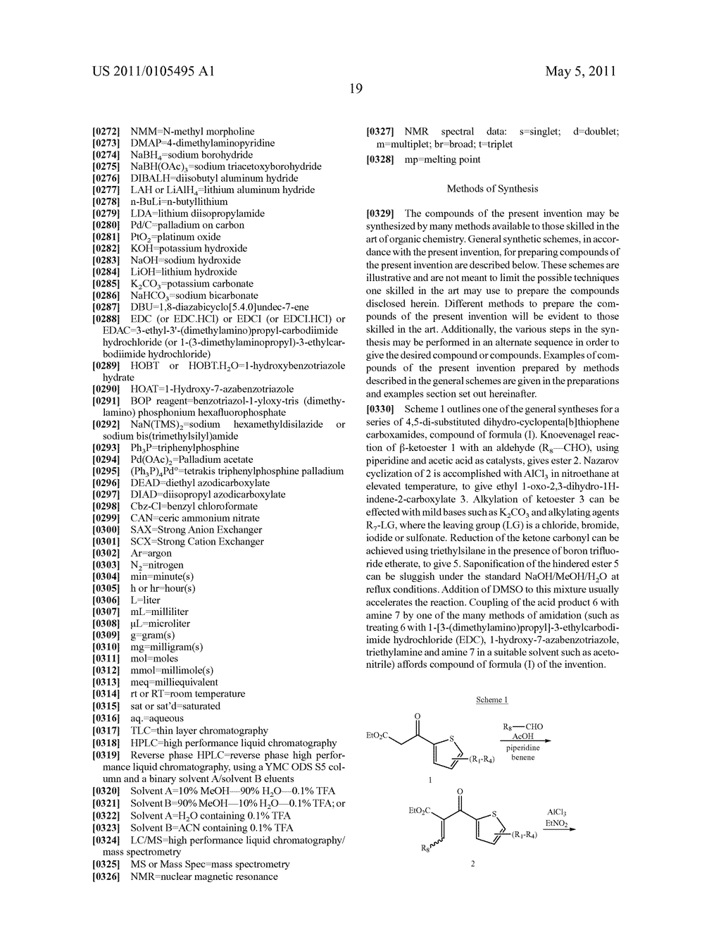 CYCLOPENTATHIOPHENE MODULATORS OF THE GLUCOCORTICOID RECEPTOR, AP-1, AND/OR NF-kB ACTIVITY AND USE THEREOF - diagram, schematic, and image 20