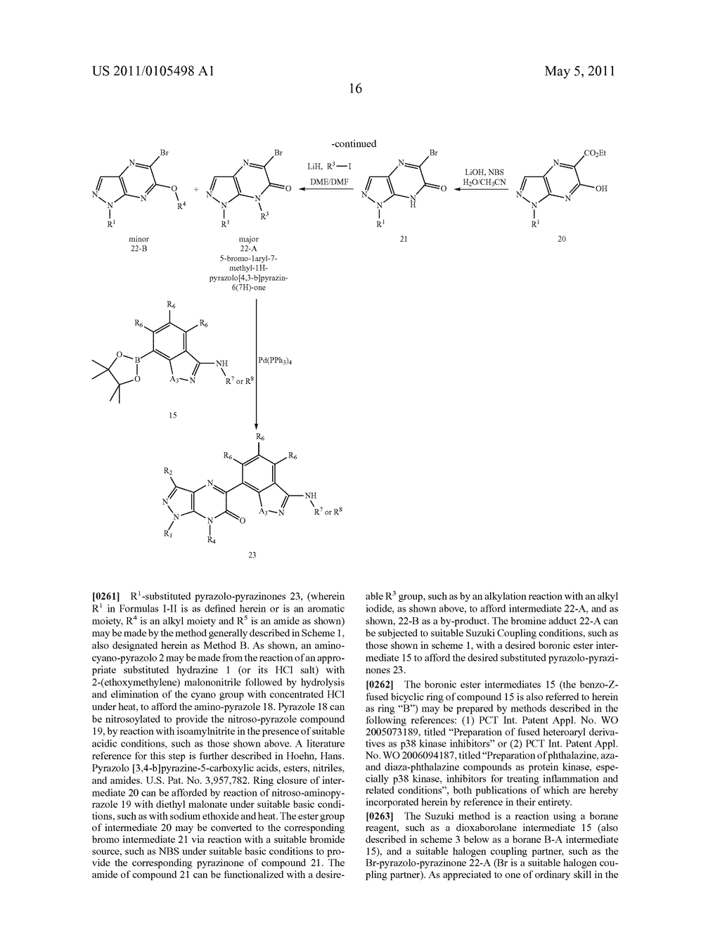 Pyrazolo-pyridinone and pyrazolo-pyrazinone compounds as P38 modulators and methods of use thereof - diagram, schematic, and image 17