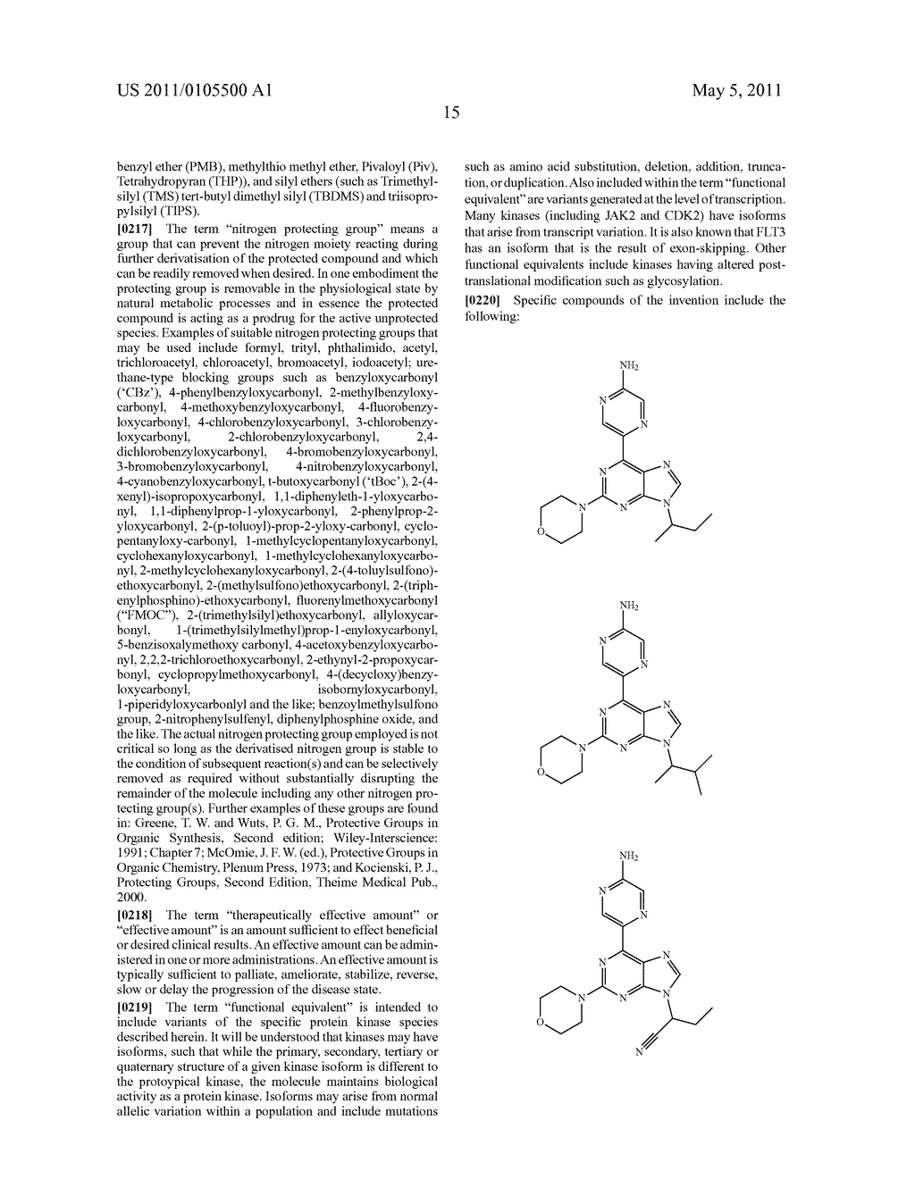 PYRAZINE SUBSTITUTED PURINES - diagram, schematic, and image 16