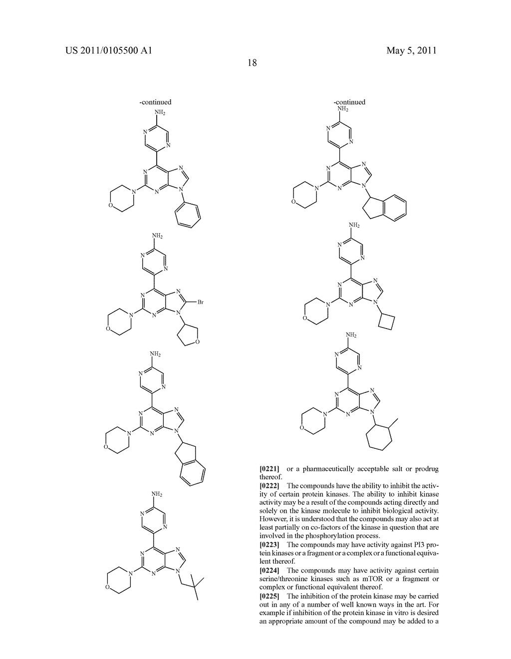PYRAZINE SUBSTITUTED PURINES - diagram, schematic, and image 19