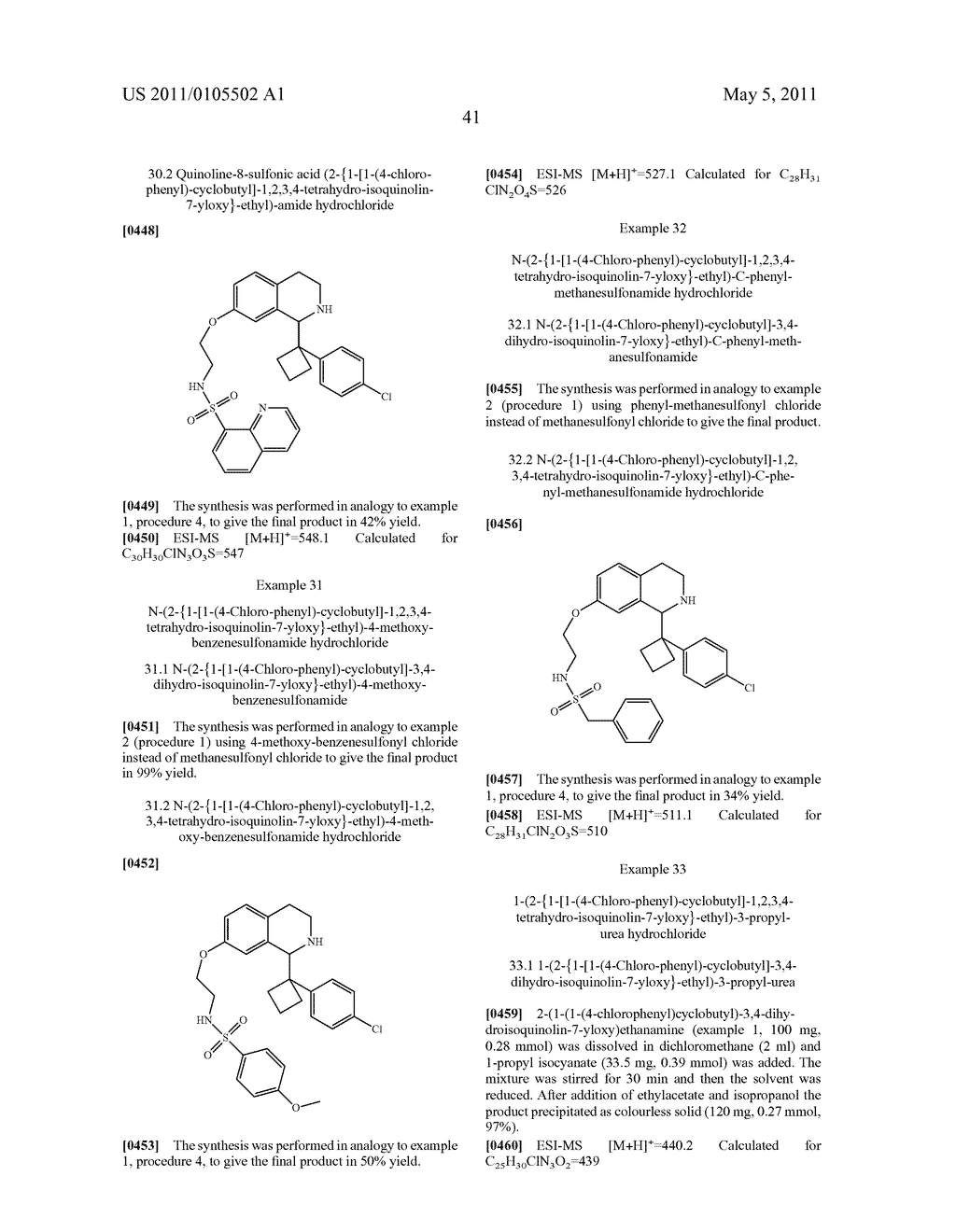 TETRAHYDROISOQUINOLINES, PHARMACEUTICAL COMPOSITIONS CONTAINING THEM, AND THEIR USE IN THERAPY - diagram, schematic, and image 42