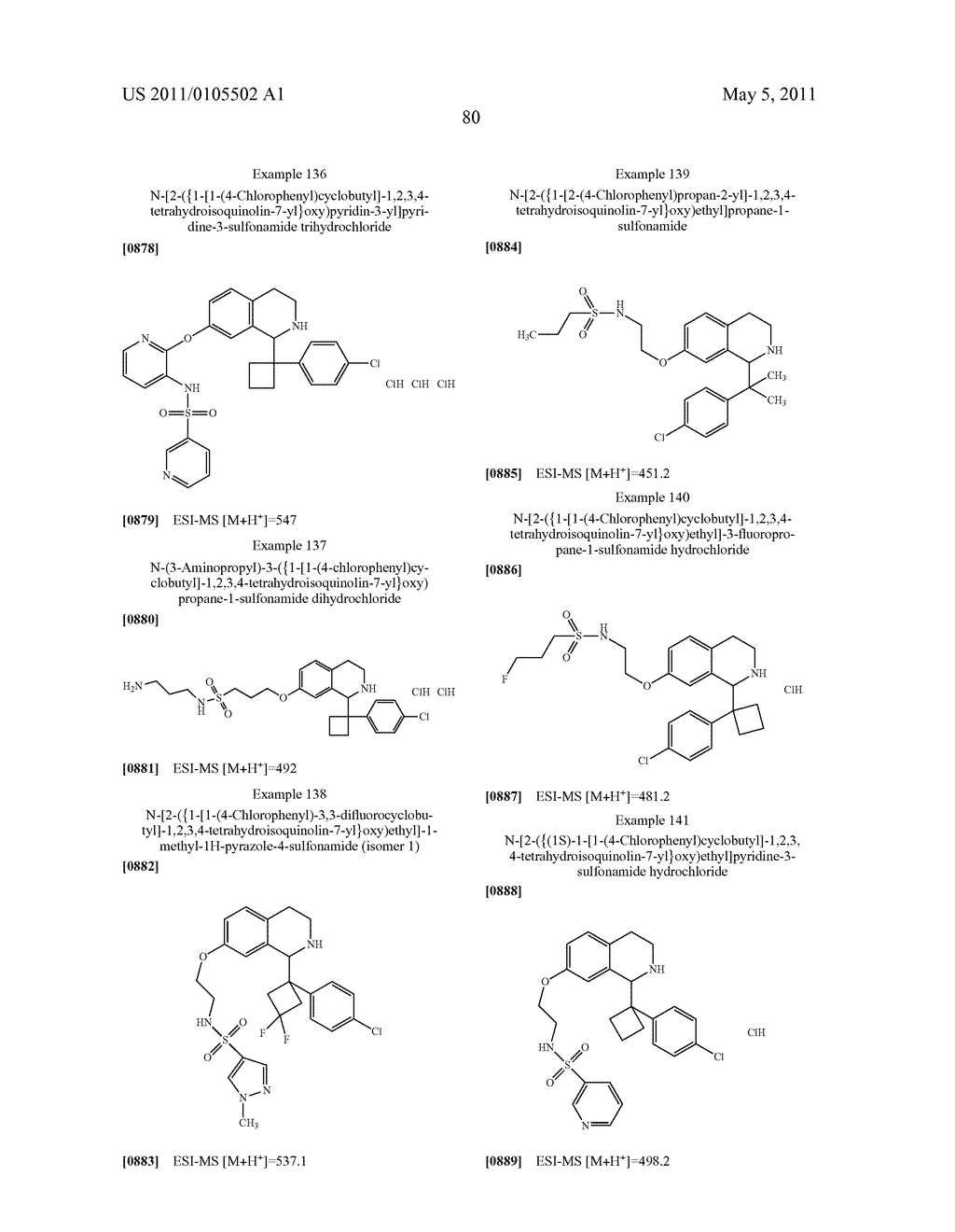 TETRAHYDROISOQUINOLINES, PHARMACEUTICAL COMPOSITIONS CONTAINING THEM, AND THEIR USE IN THERAPY - diagram, schematic, and image 81