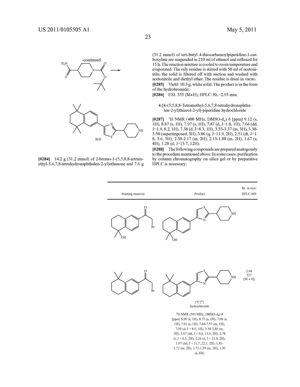 THIAZOLYL PIPERIDINE DERIVATIVES - diagram, schematic, and image 24