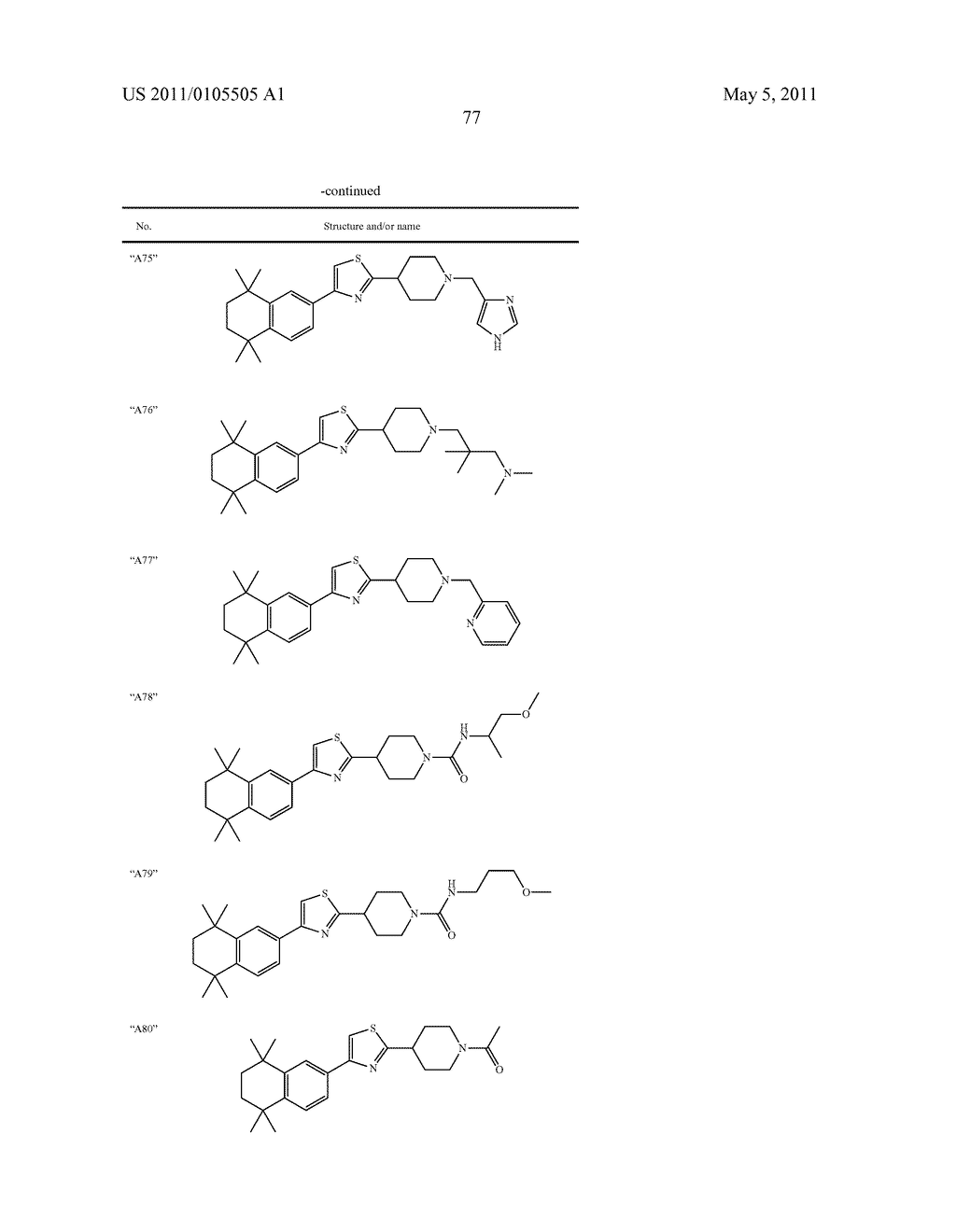 THIAZOLYL PIPERIDINE DERIVATIVES - diagram, schematic, and image 78