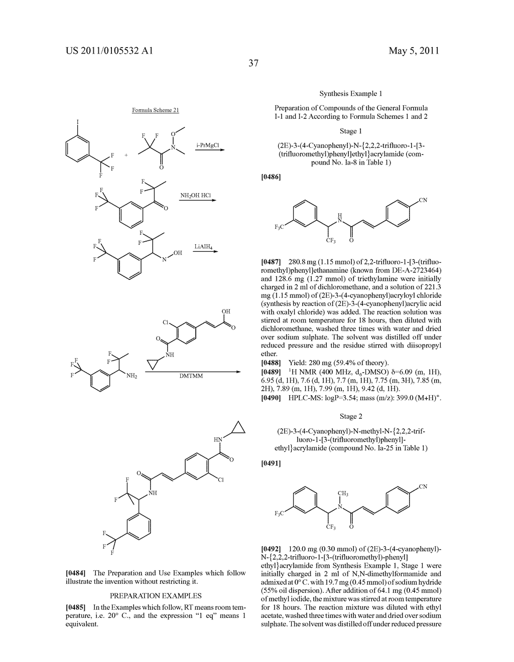 Haloalkyl-substituted amides as insecticides and acaricides - diagram, schematic, and image 38