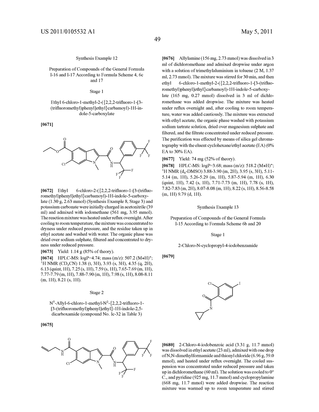 Haloalkyl-substituted amides as insecticides and acaricides - diagram, schematic, and image 50
