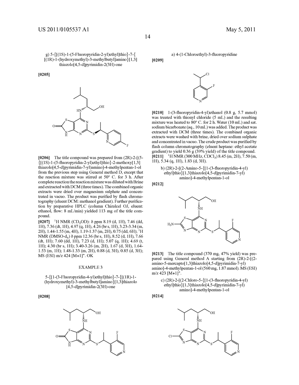 5,7-DISUBSTITUTED THIAZOLO[4,5-D]PYRIMIDINES FOR THE SELECTIVE INHIBITION OF CHEMOKINE RECEPTORS - diagram, schematic, and image 15