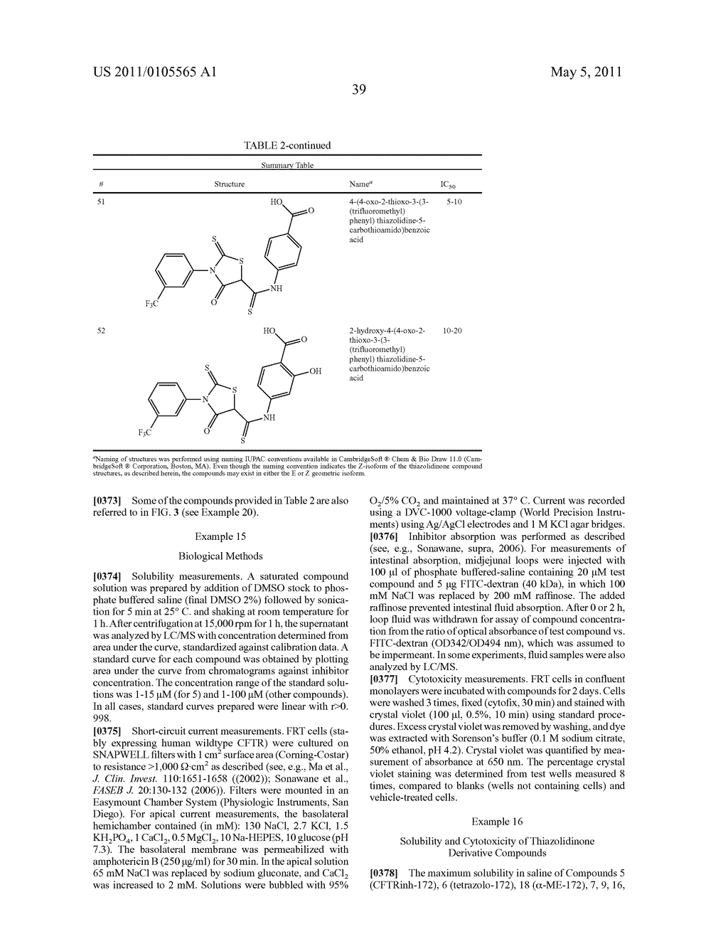 WATER SOLUBLE SMALL MOLECULE INHIBITORS OF THE CYSTIC FIBROSIS TRANSMEMBRANE CONDUCTANCE REGULATOR - diagram, schematic, and image 68