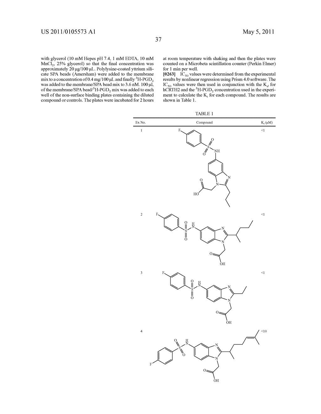 BENZIMIDAZOLE ACETIC ACIDS EXHIBITING CRTH2 RECEPTOR ANTAGONISM AND USES THEREOF - diagram, schematic, and image 38