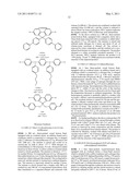 CROSSLINKABLE SUBSTITUTED FLUORENE COMPOUNDS AND CONJUGATED OLIGOMERS OR POLYMERS BASED THEREON diagram and image