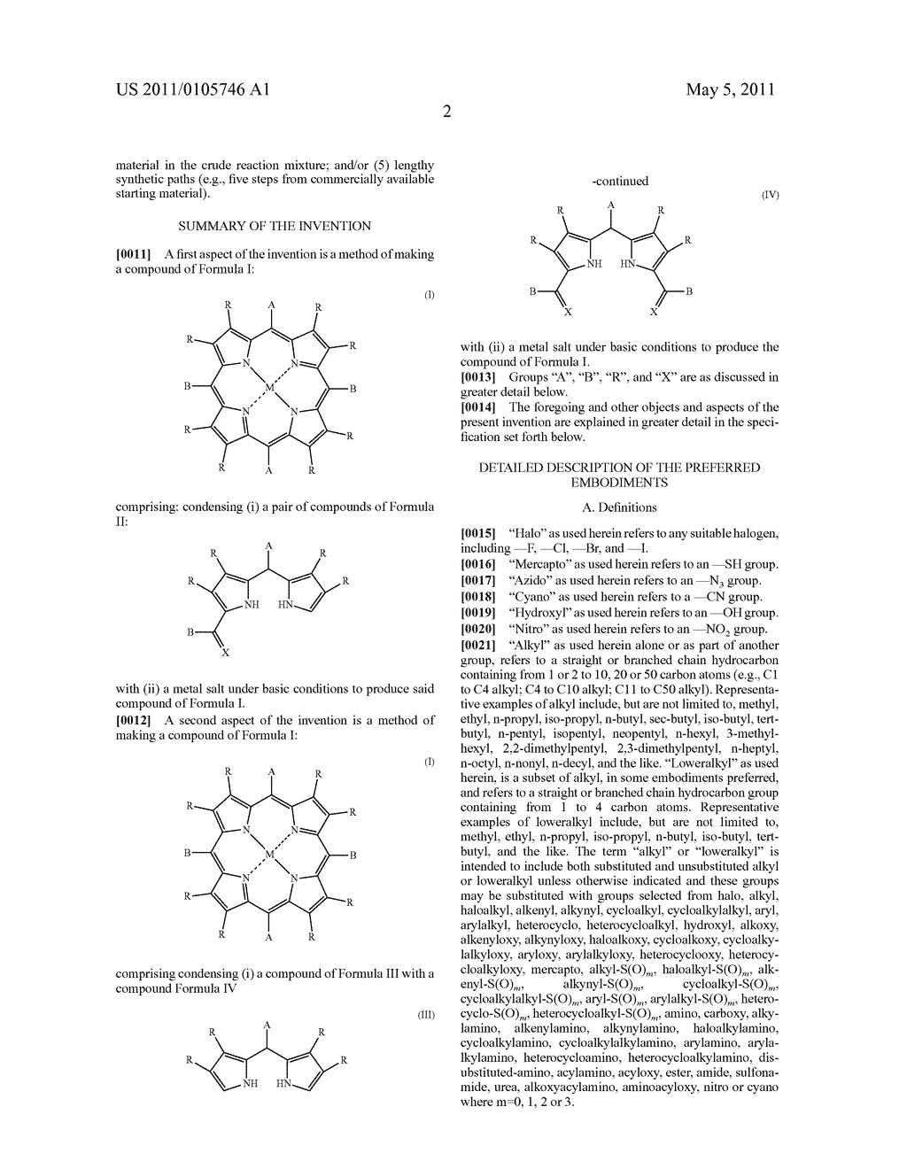 METHOD OF MAKING PORPHYRINS - diagram, schematic, and image 03
