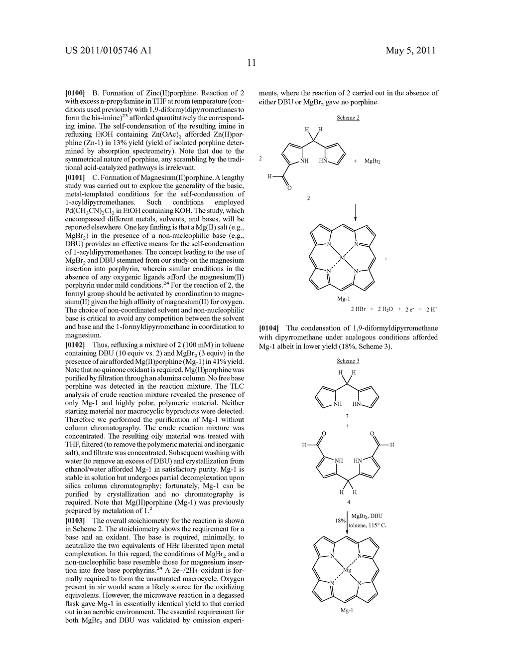 METHOD OF MAKING PORPHYRINS - diagram, schematic, and image 12