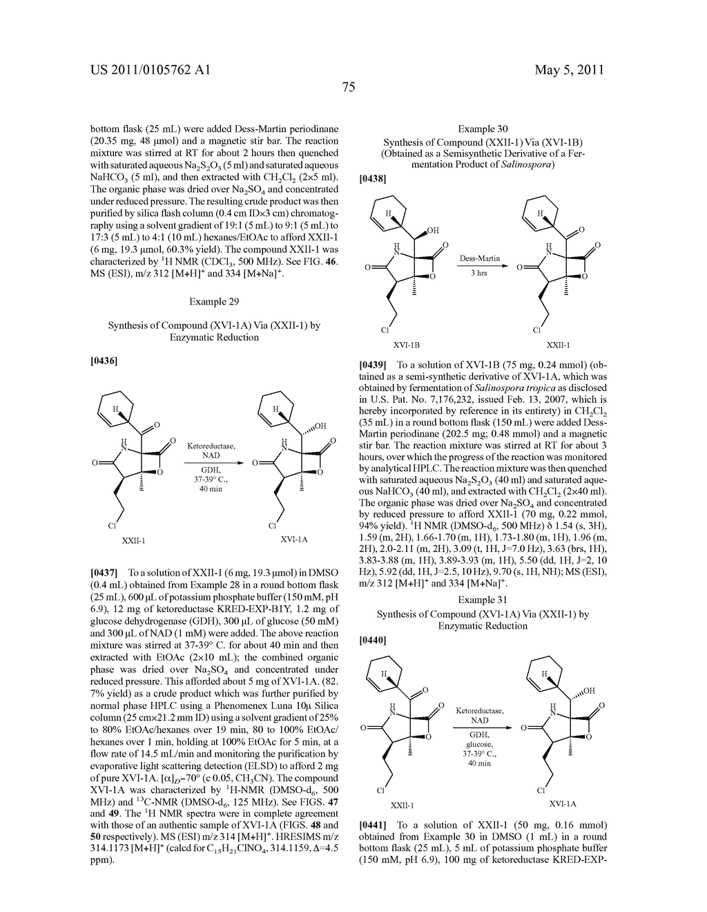 TOTAL SYNTHESIS OF SALINOSPORAMIDE A AND ANALOGS THEREOF - diagram, schematic, and image 140