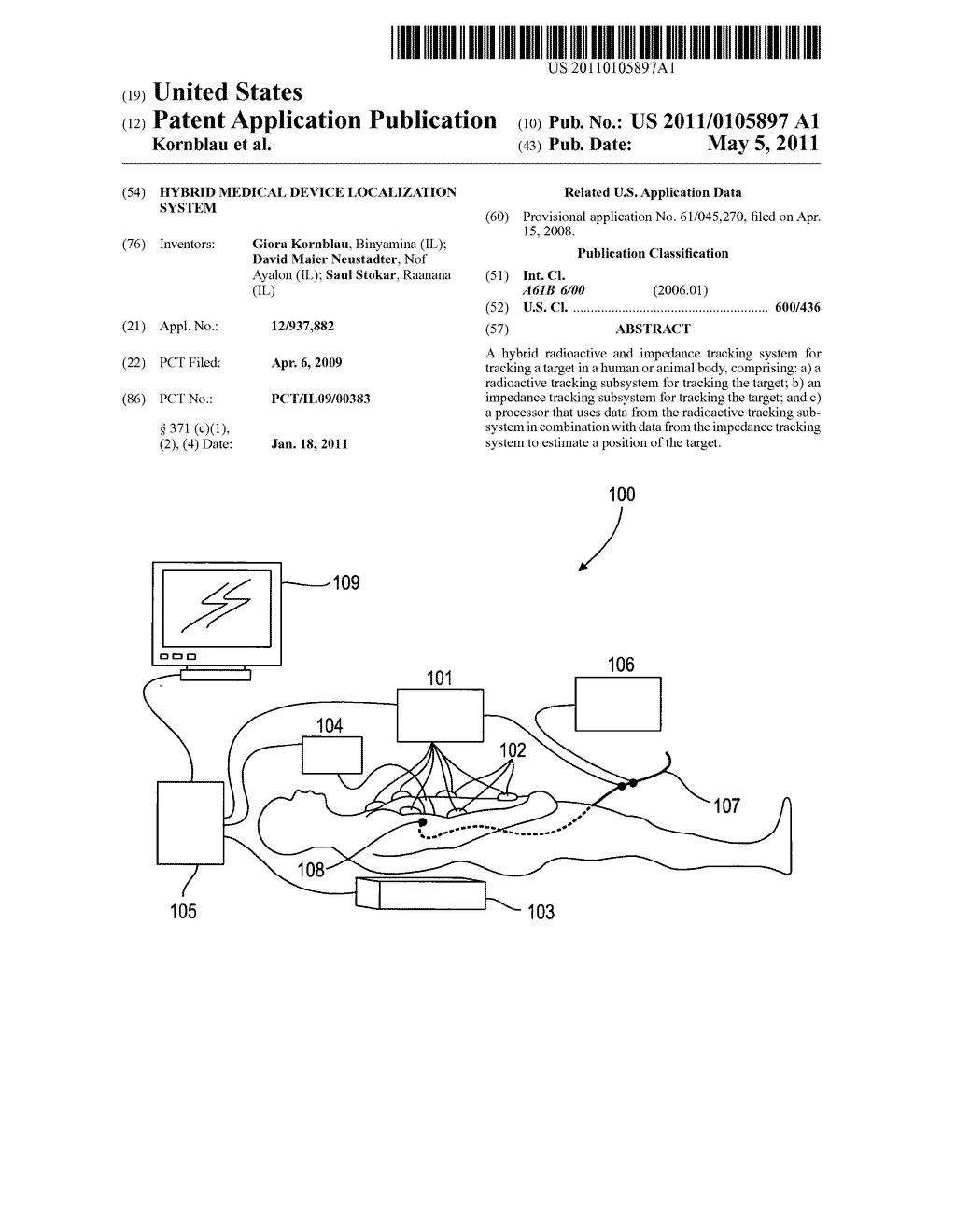 HYBRID MEDICAL DEVICE LOCALIZATION SYSTEM - diagram, schematic, and image 01