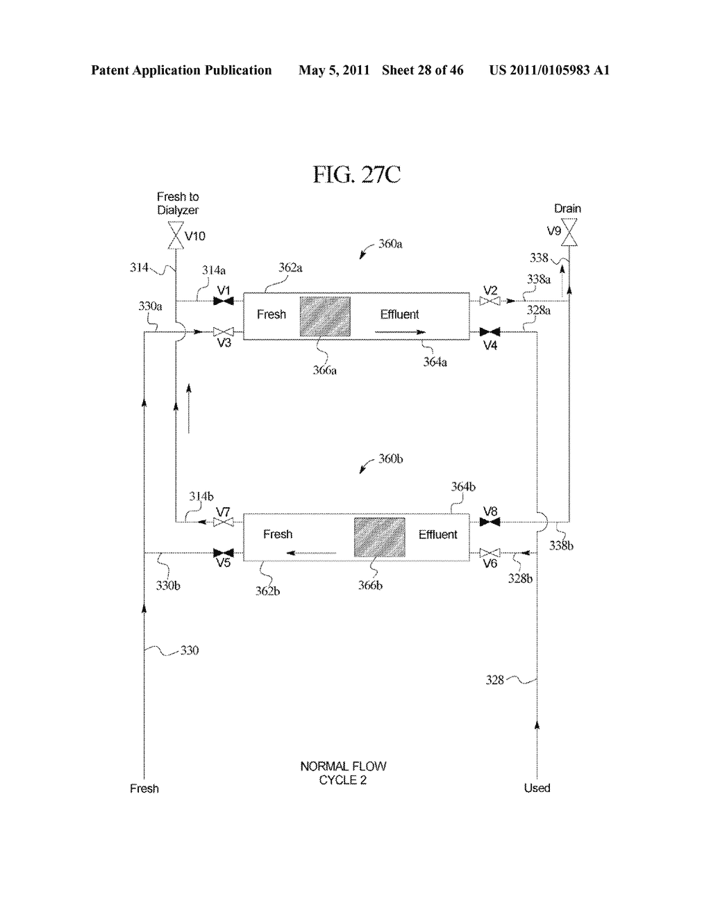 HEMODIALYSIS SYSTEM INCLUDING ON-LINE DIALYSATE GENERATION - diagram, schematic, and image 29