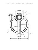 DUAL LUMEN DIALYSIS CATHETER WITH INTERNALLY BORED OR EXTERNALLY-GROOVED SMALL BORE diagram and image