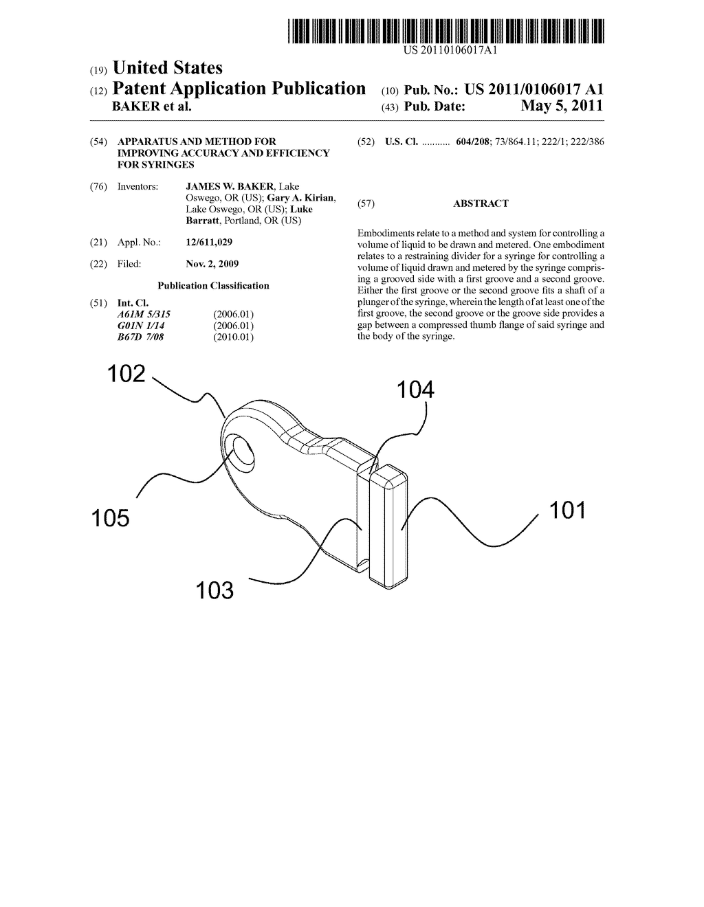 APPARATUS AND METHOD FOR IMPROVING ACCURACY AND EFFICIENCY FOR SYRINGES - diagram, schematic, and image 01